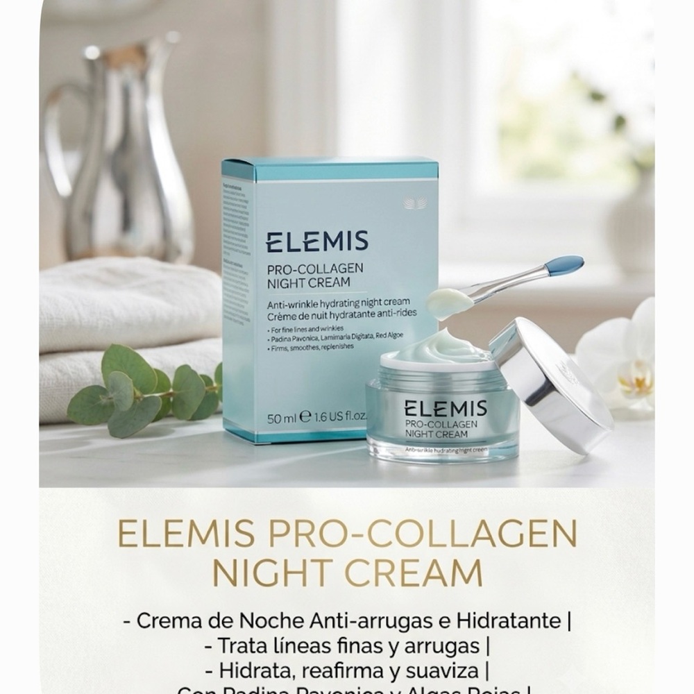 ELEMIS Pro-Collagen Night Cream - Aqua & Silver